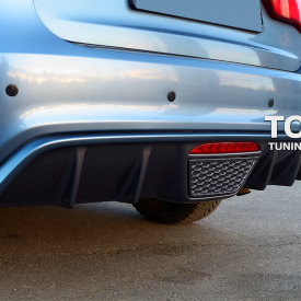 Диффузор со стоп-сигналом (ДОРЕСТАЙЛИНГ) Evolution на Kia Rio 3